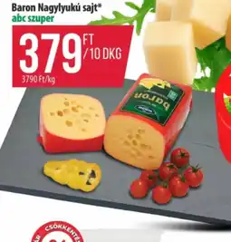 Coop Baron Nagylyukú sajt ajánlat