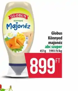 Coop Globus Könnyed majonéz ajánlat