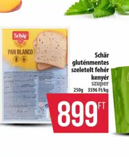 Coop Schär gluténmentes szeletelt kenyér ajánlat