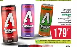 Coop Adrenalin energiaital ajánlat