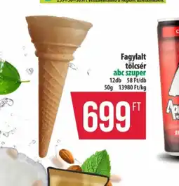 Coop Fagylalt tölcsér ajánlat