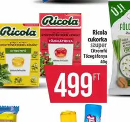Coop Ricola cukorka ajánlat