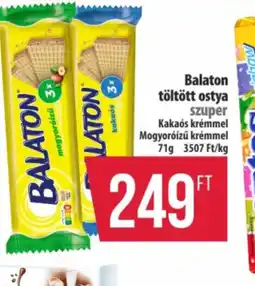 Coop BALATON töltött ostya ajánlat