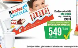 Coop Kinder csokoládé ajánlat