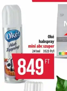 Coop Oké! habspray ajánlat