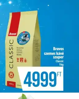 Coop Bravos szemes kávé ajánlat