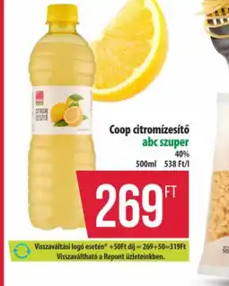 Coop Coop citromízesítő ajánlat
