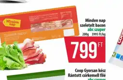 Coop Minden nap szeletelt bacon ajánlat