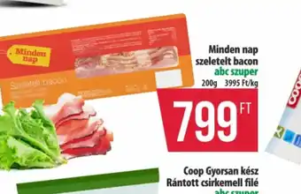 Coop Minden nap szeletelt bacon ajánlat