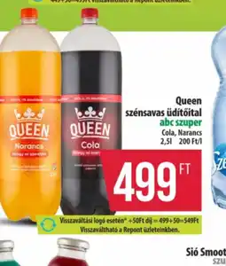 Coop QUEEN szénsavas üdítőital ajánlat