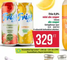 Coop Friss 0,0% mini abc szuper ajánlat