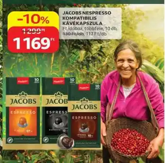 Auchan Jacobs Nespresso Kompatibilis Kávékapszula ajánlat