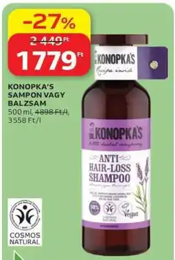 Auchan KONOPKA’S SAMPON VAGY BALZSAM ajánlat