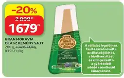 Auchan GRAN MORAVIA OLASZ KEMÉNY SAJT ajánlat