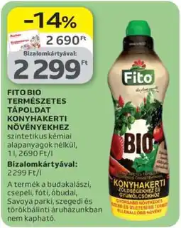 Auchan FITO BIO TERMÉSZETES TÁPOLDAT KONYHAKERTI NÖVÉNYEKHEZ ajánlat