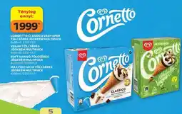 Auchan Cornetto Classico vagy Eper Tölcséres Jégrém Multipack ajánlat