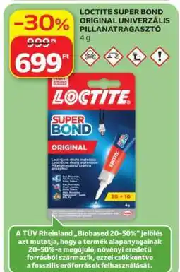 Auchan LOCTITE SUPER BOND ORIGINAL UNIVERZÁLIS PILLANATRAGASZTÓ ajánlat