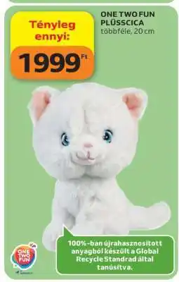 Auchan ONE TWO FUN PLÜSSCICA ajánlat