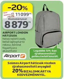 Auchan AIRPORT LONDON HÁTIZSÁK ajánlat