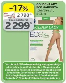 Auchan GOLDEN LADY ECO HARISNYA ajánlat