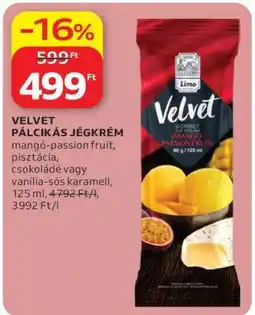 Auchan VELVET PÁLCIKÁS JÉGKRÉM ajánlat