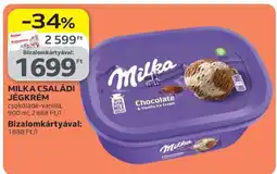 Auchan MILKA CSALÁDI JÉGKRÉM ajánlat