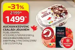 Auchan Auchan Kedvenc Családi Jégkrém ajánlat