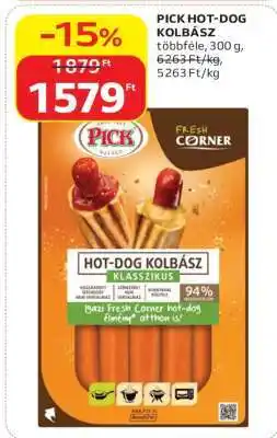Auchan PICK Hot-dog kolbász ajánlat