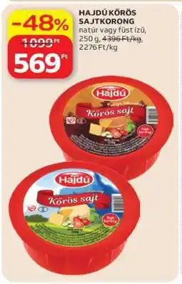 Auchan Hajdú Körös sajtkorong ajánlat