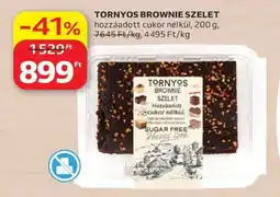 Auchan TORNYOS BROWNIE SZELET ajánlat