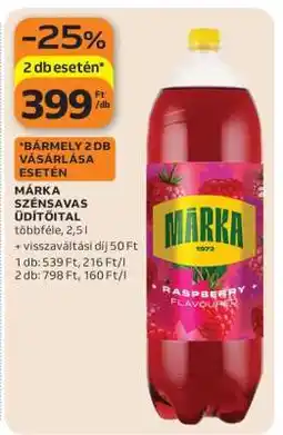 Auchan Márka Szénsavas Üdítőital ajánlat