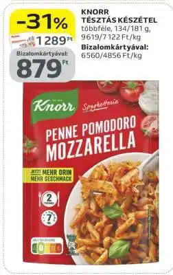 Auchan Knorr Tésztás készétel ajánlat