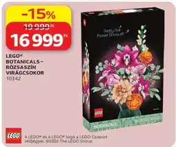 Auchan LEGO Botanicals – Rózsaszín Virágcsokor ajánlat