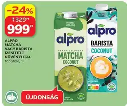 Auchan ALPRO MATCHA VAGY BARISTA ÍZESÍTETT NÖVÉNYITAL ajánlat