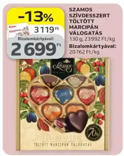 Auchan SZAMOS SZÍVDESSZERT TÖLTÖTT MARCIPÁN VÁLOGATÁS ajánlat