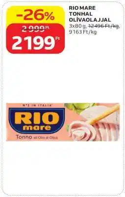 Auchan RIO MARE TONHAL OLÍVAOLAJJAL ajánlat