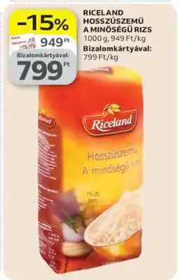 Auchan RICELAND HOSSZÚSZEMŰ A MINŐSÉGŰ RIZS ajánlat