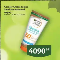 EcoFamily Garnier Ambre Solaire Sensitive Advanced naptej ajánlat