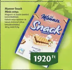EcoFamily MANNER SNACK MINIS OSTYA ajánlat