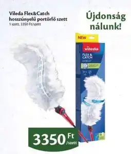 EcoFamily Vileda Flex&Catch hosszúnyelű portörlő szett ajánlat