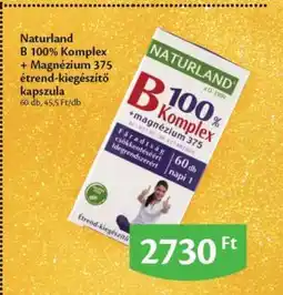 EcoFamily Naturland B 100% Komplex + Magnézium 375 étrend-kiegészítő kapszula ajánlat