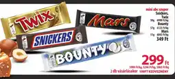 Coop Snickers, Twix, Bounty, Mars ajánlat