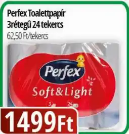 Real Perfex Toalettpapír 3rétegu ajánlat