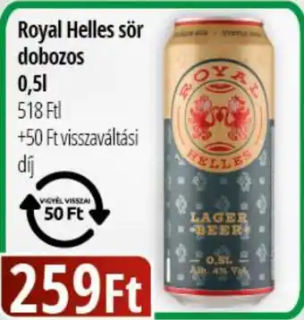 Royal Helles sör dobozos
