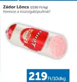 PRIVÁT Zádor Löncs ajánlat