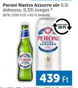 PRIVÁT Peroni Nastro Azzurro sör ajánlat