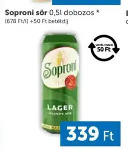 PRIVÁT Soproni sör ajánlat