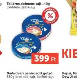 PRIVÁT Talléros dobozos sajt ajánlat