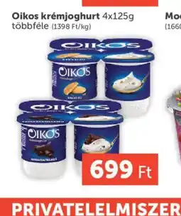 PRIVÁT Oikos krémjoghurt ajánlat