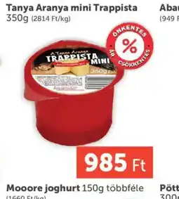 PRIVÁT Tanya Aranya mini Trappista ajánlat